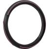 imageCar Pass Colour Piping Leather Steering Wheel CoverPerfectly fit for 14515 inches for Various Vehicles SUVsVansSedansCars Black ampamp RedBlackPink