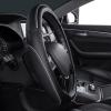 imageCar Pass Colour Piping Leather Steering Wheel CoverPerfectly fit for 14515 inches for Various Vehicles SUVsVansSedansCars Black ampamp RedGrey