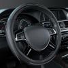 imageCar Pass Colour Piping Leather Steering Wheel CoverPerfectly fit for 14515 inches for Various Vehicles SUVsVansSedansCars Black ampamp RedGrey