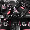 imageCar Pass Pink Embroidery Butterfly Steering Wheel Cover Universal 15 Inch Car Wheel Cover for Women Girls Fit for SuvsSmall TrucksSedansCars Black and PinkBlack and Pink Combo