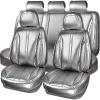 Bright Silver Leather