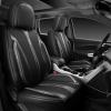 imageCAR Pass Nappa Leather Car Seat Covers Durable Waterproof Luxury Universal for SUV Pickup Truck Sedan AntiSlip Driver 5 Seats Covers Full Set with Backrest Black Chameleon Iridescent ReflectiveGray Carbon
