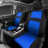 imageCAR PASS Seat Cover Full Sets 3D Air Mesh Car Seat Cover with 5mm Composite Sponge InsideAirbag Compatible Universal Fit for SUVVanssedans Trucks Automotive Interior CoversAll BlackBlue black