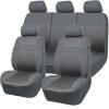 imageCAR PASS Seat Cover Full Sets 3D Air Mesh Car Seat Cover with 5mm Composite Sponge InsideAirbag Compatible Universal Fit for SUVVanssedans Trucks Automotive Interior CoversAll BlackAll Gray
