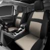 imageCAR PASS Seat Cover Full Sets 3D Air Mesh Car Seat Cover with 5mm Composite Sponge InsideAirbag Compatible Universal Fit for SUVVanssedans Trucks Automotive Interior CoversAll BlackBeige black
