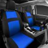 imageCAR PASS Seat Cover Full Sets 3D Air Mesh Car Seat Cover with 5mm Composite Sponge InsideAirbag Compatible Universal Fit for SUVVanssedans Trucks Automotive Interior CoversAll BlackBlue black