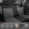 imageCAR PASS Seat Cover Full Sets 3D Air Mesh Car Seat Cover with 5mm Composite Sponge InsideAirbag Compatible Universal Fit for SUVVanssedans Trucks Automotive Interior CoversAll BlackBlack and Gray