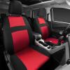 imageCAR PASS Seat Cover Full Sets 3D Air Mesh Car Seat Cover with 5mm Composite Sponge InsideAirbag Compatible Universal Fit for SUVVanssedans Trucks Automotive Interior CoversAll BlackRed black