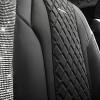 imageCAR Pass Bling Car Seat Covers Microfiber Nappa Leather Luxury Cushioned Waterproof HeavyDuty AntiSlip Universal Fit for Auto SUV Sedan Sparkly Glitter Shining Rhinestone Full Set Black DiamondSilver diamond