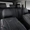 imageCAR Pass Bling Car Seat Covers Microfiber Nappa Leather Luxury Cushioned Waterproof HeavyDuty AntiSlip Universal Fit for Auto SUV Sedan Sparkly Glitter Shining Rhinestone Full Set Black DiamondMulticolor diamond