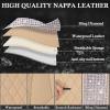 imageCAR Pass Bling Car Seat Covers Microfiber Nappa Leather Luxury Cushioned Waterproof HeavyDuty AntiSlip Universal Fit for Auto SUV Sedan Sparkly Glitter Shining Rhinestone Full Set Black DiamondBeige Leather