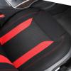 imageCAR PASS 3D Air Mesh Car Seat Covers Full Set Breathable Sporty Rear Bench with Zipper for Armrest Box Universal Fit 95 Automotive SUVTruckSedan Interior Cute Women Airbag Compatible Black GrayBlack Red