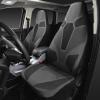 imageCAR PASS 3D Air Mesh Car Seat Covers Full Set Breathable Sporty Rear Bench with Zipper for Armrest Box Universal Fit 95 Automotive SUVTruckSedan Interior Cute Women Airbag Compatible Black GrayBlack Gray Knit
