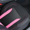 imageCAR PASS 3D Air Mesh Car Seat Covers Full Set Breathable Sporty Rear Bench with Zipper for Armrest Box Universal Fit 95 Automotive SUVTruckSedan Interior Cute Women Airbag Compatible Black GrayPink Black