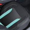 imageCAR PASS 3D Air Mesh Car Seat Covers Full Set Breathable Sporty Rear Bench with Zipper for Armrest Box Universal Fit 95 Automotive SUVTruckSedan Interior Cute Women Airbag Compatible Black GrayBlack Mint