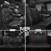 imageCAR PASS 3D Foam Mesh Leather Car Seat Covers Front Seats Air Cool Mesh Front Seat Covers for Car Universal Fit for SUV Truck Sedan Automotive Armrest Airbag CompatibleBlack and RedBlack Red Mesh