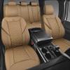 imageCAR PASS 3D Foam Mesh Leather Car Seat Covers Front Seats Air Cool Mesh Front Seat Covers for Car Universal Fit for SUV Truck Sedan Automotive Armrest Airbag CompatibleBlack and RedAll Beige