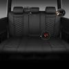 imageCAR PASS 3D Foam Mesh Leather Car Seat Covers Front Seats Air Cool Mesh Front Seat Covers for Car Universal Fit for SUV Truck Sedan Automotive Armrest Airbag CompatibleBlack and RedRear Mesh