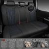 imageCAR PASS 3D Foam Mesh Leather Car Seat Covers Front Seats Air Cool Mesh Front Seat Covers for Car Universal Fit for SUV Truck Sedan Automotive Armrest Airbag CompatibleBlack and RedBlack Blue