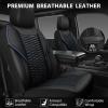 imageCAR PASS 3D Foam Mesh Leather Car Seat Covers Front Seats Air Cool Mesh Front Seat Covers for Car Universal Fit for SUV Truck Sedan Automotive Armrest Airbag CompatibleBlack and RedBlack Blue