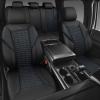 imageCAR PASS 3D Foam Mesh Leather Car Seat Covers Front Seats Air Cool Mesh Front Seat Covers for Car Universal Fit for SUV Truck Sedan Automotive Armrest Airbag CompatibleBlack and RedBlack Blue