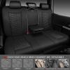 imageCAR PASS 3D Foam Mesh Leather Car Seat Covers Front Seats Air Cool Mesh Front Seat Covers for Car Universal Fit for SUV Truck Sedan Automotive Armrest Airbag CompatibleBlack and RedRear Mesh