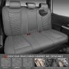 imageCAR PASS 3D Foam Mesh Leather Car Seat Covers Front Seats Air Cool Mesh Front Seat Covers for Car Universal Fit for SUV Truck Sedan Automotive Armrest Airbag CompatibleBlack and RedAll Gray