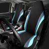 imageCAR PASS AquaShield Neoprene Waterproof Car Seat Covers for Front Seats Only High Back Bucket Seat CoverAirbag CompatibleLine Rider Seat Covers Universal Fit for Truck Van SUV Black and GrayBlack and Mint Blue