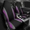 imageCAR PASS AquaShield Neoprene Waterproof Car Seat Covers for Front Seats Only High Back Bucket Seat CoverAirbag CompatibleLine Rider Seat Covers Universal Fit for Truck Van SUV Black and GrayBlack and Purple