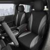 imageCAR PASS Line Rider Sporty Front Seat CoversGray Car Seat Covers Two Front Seats Only Airbag CompatibleUniversal Fit SedansCarsVansSUVTruckBlack and GrayBlack Gray EVA Waterproof