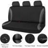 imageCAR PASS Line Rider Sporty Front Seat CoversGray Car Seat Covers Two Front Seats Only Airbag CompatibleUniversal Fit SedansCarsVansSUVTruckBlack and GrayBlack Gray Rear