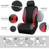 imageCAR PASS Line Rider Sporty Front Seat CoversGray Car Seat Covers Two Front Seats Only Airbag CompatibleUniversal Fit SedansCarsVansSUVTruckBlack and GrayBlack and Red