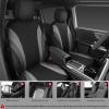 imageCAR PASS Line Rider Sporty Front Seat CoversGray Car Seat Covers Two Front Seats Only Airbag CompatibleUniversal Fit SedansCarsVansSUVTruckBlack and GrayBlack Gray Full Set