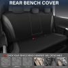 imageCAR PASS Line Rider Sporty Front Seat CoversGray Car Seat Covers Two Front Seats Only Airbag CompatibleUniversal Fit SedansCarsVansSUVTruckBlack and GrayBlack Gray Rear