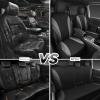 imageCAR PASS Line Rider Sporty Front Seat CoversGray Car Seat Covers Two Front Seats Only Airbag CompatibleUniversal Fit SedansCarsVansSUVTruckBlack and GrayBlack Gray Full Set