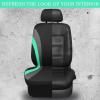 imageCAR PASS Line Rider Sporty Front Seat CoversGray Car Seat Covers Two Front Seats Only Airbag CompatibleUniversal Fit SedansCarsVansSUVTruckBlack and GrayBlack and Mint