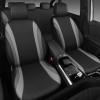 imageCAR PASS Line Rider Sporty Front Seat CoversGray Car Seat Covers Two Front Seats Only Airbag CompatibleUniversal Fit SedansCarsVansSUVTruckBlack and GrayBlack Gray Full Set