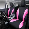 imageCAR PASS Line Rider Sporty Front Seat CoversGray Car Seat Covers Two Front Seats Only Airbag CompatibleUniversal Fit SedansCarsVansSUVTruckBlack and GrayBlack and Pink