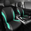 imageCAR PASS Line Rider Sporty Front Seat CoversGray Car Seat Covers Two Front Seats Only Airbag CompatibleUniversal Fit SedansCarsVansSUVTruckBlack and GrayBlack and Mint