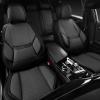 imageCAR PASS Ventilation Cooling Seat CoverLuxury Nappa Leather 5 Seat Cover with Vibrate Massage 12V Lumbar Support Seat Covers for SUVsPickupsTrucksVehicles Solid Blackblack and gray