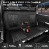imageCAR PASS Waterproof Car seat Covers Front Seats Covers Neoprene Wetsuit AllWeather NonSlip Durable Universal Fit for SUV Sedans Trucks Vans Automotive Armrest Airbag Compatible Emboss 2 BlackSolid Black