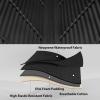 imageCAR PASS Waterproof Car seat Covers Front Seats Covers Neoprene Wetsuit AllWeather NonSlip Durable Universal Fit for SUV Sedans Trucks Vans Automotive Armrest Airbag Compatible Emboss 2 BlackBlack