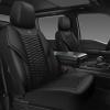 imageCAR PASS 3D Foam Mesh Leather Car Seat Covers Front Seats Air Cool Mesh Front Seat Covers for Car Universal Fit for SUV Truck Sedan Automotive Armrest Airbag CompatibleBlack and RedAll Black Mesh