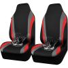 imageCAR PASS AquaShield Neoprene Waterproof Car Seat Covers for Front Seats Only High Back Bucket Seat CoverAirbag CompatibleLine Rider Seat Covers Universal Fit for Truck Van SUV Black and GrayBlack and Red
