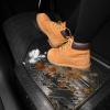 imageCAR PASS Heavy Rubber Car Floor Mats Deep Waterproof Car Mats All Weather Universal Trimto Fit Automotive Floor Mats for Car SUV Truck Van Durable Floor Liners Solid Blackall black