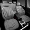 imageCAR PASS 3D Foam Faux Leather Car Seat Covers Front SeatsWaterproof Leather Front Seat Cover for CarUniversal Fit AntiSlip for SUV Truck Sedan AutomotiveArmrest Airbag CompatibleBlack and RedAll Gray