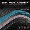 imageCAR PASS 3D Foam PU Leather Car Seat Covers Universal Seat Covers Front 2 for Trucks SUV Sedan Automotive Seat Covers Armrest Airbag Compatible Waterproof Comfortable Faux Nappa Leather Black Redblack red mesh