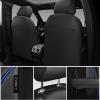 imageCAR PASS 3D Foam PU Leather Car Seat Covers Universal Seat Covers Front 2 for Trucks SUV Sedan Automotive Seat Covers Armrest Airbag Compatible Waterproof Comfortable Faux Nappa Leather Black Redblack blue