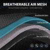 imageCAR PASS 3D Foam PU Leather Car Seat Covers Universal Seat Covers Front 2 for Trucks SUV Sedan Automotive Seat Covers Armrest Airbag Compatible Waterproof Comfortable Faux Nappa Leather Black Redblack blue mesh
