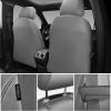 imageCAR PASS 3D Foam PU Leather Car Seat Covers Universal Seat Covers Front 2 for Trucks SUV Sedan Automotive Seat Covers Armrest Airbag Compatible Waterproof Comfortable Faux Nappa Leather Black Redall gray